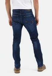 camel active 5-Pocket-Jeans Regular Fit Dunkelblau/Blau