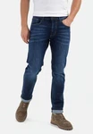 camel active 5-Pocket-Jeans Regular Fit Dunkelblau/Blau