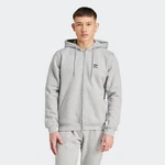 ADIDAS ORIGINALS Sweatjacke 'Trefoil Essentials' Hellgrau/Grau