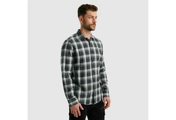 PME LEGEND Longsleeve Hemd Dunkelblau/Blau/Hellblau