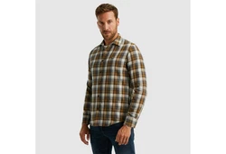 PME LEGEND Longsleeve Hemd Braun