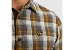 PME LEGEND Longsleeve Hemd Braun