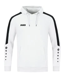 Jako Sweatshirt Power Hoody Weiß/Schwarz/Lila/Gelb