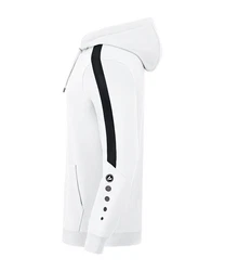 Jako Sweatshirt Power Hoody Weiß/Schwarz/Lila/Gelb