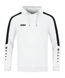 Jako Sweatshirt Power Hoody Weiß/Schwarz/Lila/Gelb