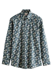 Next Businesshemd Formelles Slim Fit Signature Hemd Hellblau/Blau/Dunkelblau