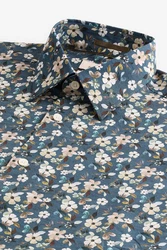 Next Businesshemd Formelles Slim Fit Signature Hemd Hellblau/Blau/Dunkelblau