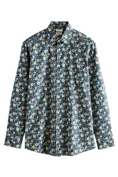 Next Businesshemd Formelles Slim Fit Signature Hemd Hellblau/Blau/Dunkelblau