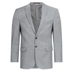 GREIFF Corporate Sakko Herren Modern WITH 37.5 Regular Hellgrau