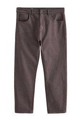 Next Straight-Jeans Authentic Straight Fit Dunkelbraun/Khaki/Braun/Grau/Lila/Dunkelrot