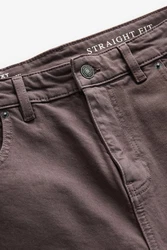 Next Straight-Jeans Authentic Straight Fit Dunkelbraun/Khaki/Braun/Grau/Lila/Dunkelrot