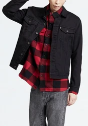 Levi's Herren The Trucker Jacket Jeansjacke Schwarz/Creme