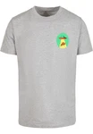 MisterTee Herren Ufo Pizza Tee Hellgrau/Grau/Grün