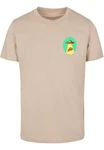 MisterTee Herren Ufo Pizza Tee Khaki/Beige/Braun