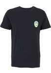 MisterTee Herren Ufo Pizza Tee Dunkelblau/Hellblau/Blau/Grau