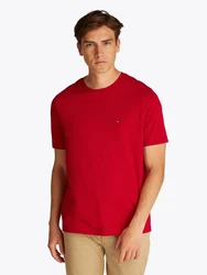 TOMMY HILFIGER T-Shirt 'Ess Seasonal' Rot