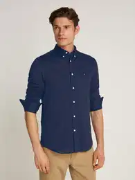 Businesshemd FLEX DOBBY SF SHIRT mit Logostickerei