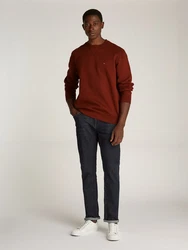 Tommy Hilfiger Sweatshirt ESS SEASONAL FLEECE CREWNECK Orange/Rot/Dunkelrot/Braun