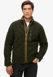 Superdry Fleecejacke Outdoor Full Zip Fleece Dunkelgrün/Grün