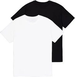Alpha Industries Rundhalsshirt Basic T 2 Pack Schwarz/Weiß/Hellblau/Blau