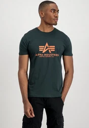 Alpha Industries Rundhalsshirt Basic T 2 Pack Dunkelgrün/Grün/Schwarz