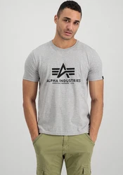 Alpha Industries Rundhalsshirt Basic T 2 Pack navy/grau/graumeliert
