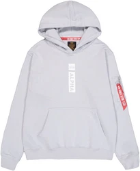 Alpha Industries Kapuzensweatshirt PP Hoody Grau/Hellgrau/Silber