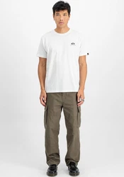 Alpha Industries Rundhalsshirt Basic T Small Logo 2 Pack schwarz/weiß