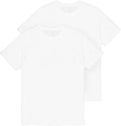 Alpha Industries Rundhalsshirt Basic T Small Logo 2 Pack schwarz/weiß