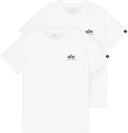 Rundhalsshirt Basic T Small Logo 2 Pack (Set, 2-tlg)