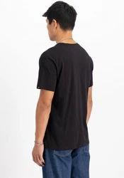 Alpha Industries Rundhalsshirt Basic T Small Logo 2 Pack marine/azur/schwarz
