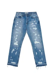 Bequeme Jeans 2Y Firio Destroyed Straight Jeans