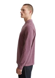 Marc O'Polo Langarm-Poloshirt Lila/Rosa/Dunkelrot