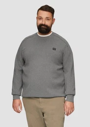 Strickpullover Strickpullover mit Nahtdetails und Logo Logo