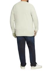 s.Oliver Strickpullover Weiß/Khaki/Beige/Creme/Hellgrün