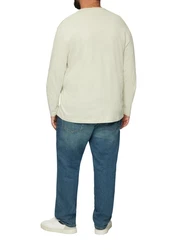 s.Oliver Langarmshirt aus Baumwolljersey Khaki/Beige