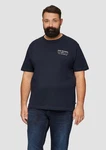 s.Oliver Kurzarmshirt mit Frontprint Artwork Dunkelblau/Blau/Hellblau