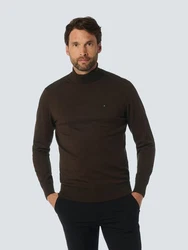 NO EXCESS Rollkragenpullover Strickpullover Zweifarbig