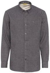 camel active Hemd Sweatshirt Dunkelgrau/Hellgrau/Grau