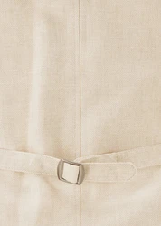 Carl Gross Anzugweste CG Wilson-G Khaki/Weiß/Beige