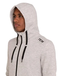 TCA Herren Hoodie Revolution Hellgrau