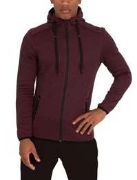 Sweater Herren Revolution Hoodie - Kapuzen-Sweatjacke - Rot, XXL (1-tlg)