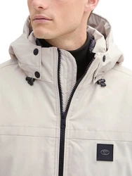 TOM TAILOR Anorak Blouson Weiß/Creme/Beige/Grau/Schwarz