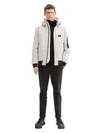 TOM TAILOR Anorak Blouson Weiß/Creme/Beige/Grau/Schwarz