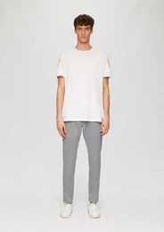 Stoffhose Phoenix: Jog-Pants mit Struktur Garment Dye