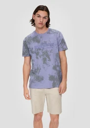 Kurzarmshirt T-Shirt mit All-over-Print