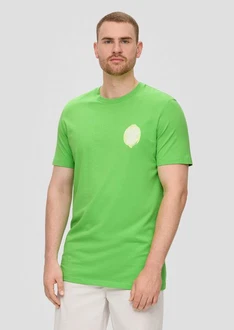 s.Oliver Kurzarmshirt mit Frontprint Artwork