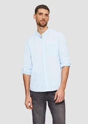 s.Oliver Langarmhemd Regular Fit Hellblau