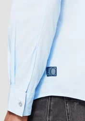 s.Oliver Langarmhemd Regular Fit Hellblau