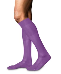 FALKE Kniestrümpfe No. 9 Pure Fil d'Écosse Lila
